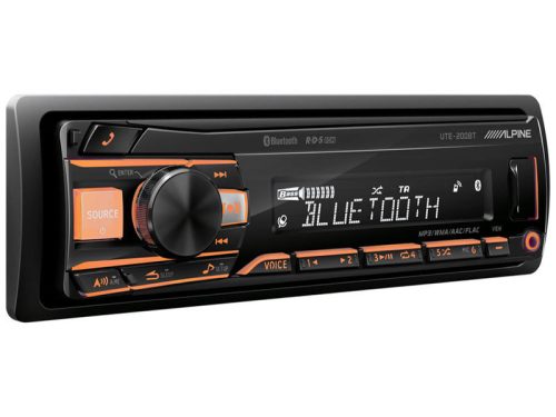 Alpine UTE-200BT 1DIN Bluetooth autórádió USB és AUX bemenettel