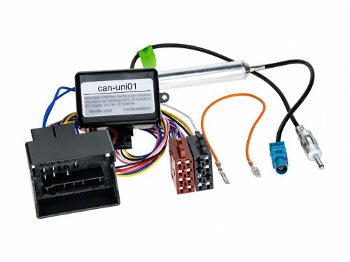 VW, Seat, Skoda ISO adapterkábel fantom táppal és CAN-BUS adapterrel 1324-46-15