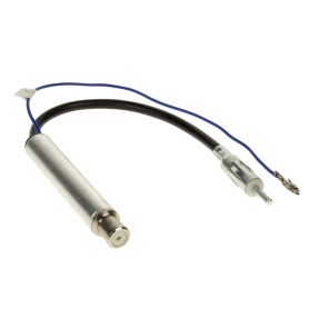 Antenna adapter ISO(f)>DIN(m) 12V Phantom 25cm 1500-03