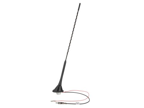 Tetőantenna 12 V stílusú AM/FM 72 fok dőléssel DIN(m) csatlakozó 12 V külső táplálás 152000-33