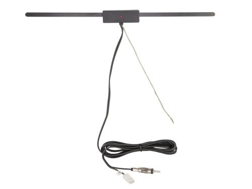 Univerzális erősítős szélvédőre ragasztható AM/FM DIN(m) 12V lülső táplálású antenna 152000-38