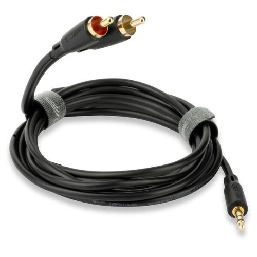 QED  Sztereó kábel 3,5 mm-es Jack-Phono 1,50 m CONNECTJACK-PHONO 1.5M