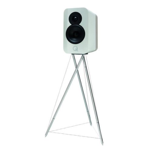 Q ACOUSTICS  Kompakt hangszóró + állvány CONCEPT 300 + STAND WHITE & OAK GLOSS