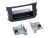 Smart ForTwo (451) 2010-2015 1 DIN autórádió beépítő keret INBAY Qi töltős rekesszel fekete 241190-29