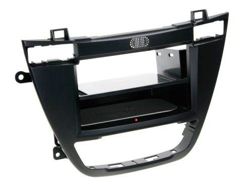 Opel Insignia (G09) 2008-2013 1 DIN autórádió beépítő keret INBAY Qi töltős rekesszel fekete 241230-22-1