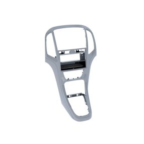 Opel Astra J (P-J) 2009-2018 1 DIN autórádió beépítő keret INBAY Qi töltős rekesszel ezüst 241230-23-3