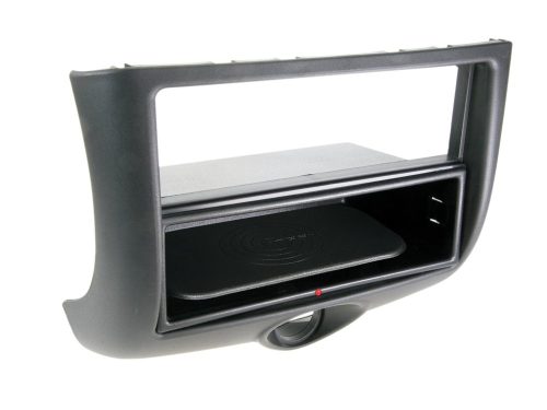 Toyota Yaris, Yaris Verso (P1/P2) 1 DIN autórádió beépítő keret INBAY Qi töltős rekesszel fekete 241300-04