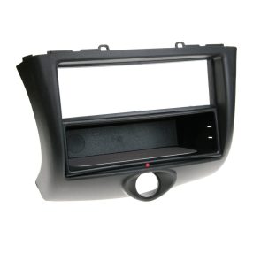 Toyota Yaris, Yaris Verso (P1/P2) 1 DIN autórádió beépítő keret INBAY Qi töltős rekesszel fekete 241300-05