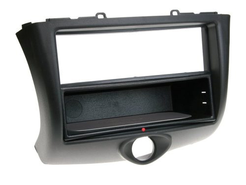 Toyota Yaris, Yaris Verso (P1/P2) 1 DIN autórádió beépítő keret INBAY Qi töltős rekesszel fekete 241300-05