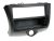 Toyota Yaris, Yaris Verso (P1/P2) 1 DIN autórádió beépítő keret INBAY Qi töltős rekesszel fekete 241300-05