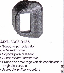 SPAL Univerzális kárpit keret (fekete)  Kód: 3303.0125