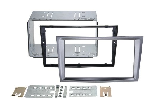 Opel Antara, Astra, Zafira 2 DIN autórádió beépítő keret, antracit 381230-24-1