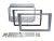 Opel Agila, Combo C, Corsa C, Omega B, Vivaro dupla DIN rádió beépítő keret 381230-26-2