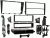 Lexus IS 200 - IS 300 01-05 1 és 2 DIN autórádió keret 381301-05
