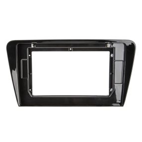   10" Prémium rádiókeret Skoda Octavia III (5E) – Zongoralakk fekete