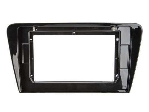 10" Prémium rádiókeret Skoda Octavia III (5E) – Zongoralakk fekete