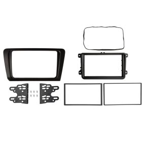   2-DIN rádió beépítő keret Skoda Octavia (5E) 2013-2020 Fekete 381320-40-1