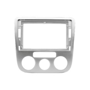   9" Prémium rádiókeret VW Scirocco (Ezüst) – Manuális klíma 381320-96-3