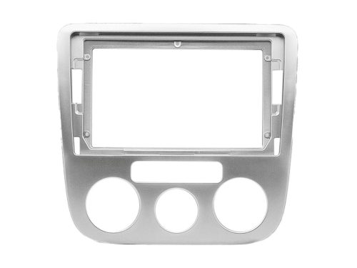 9" Prémium rádiókeret VW Scirocco (Ezüst) – Manuális klíma 381320-96-3