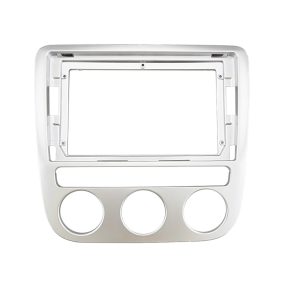   9" Prémium rádiókeret VW Scirocco (Ezüst) – Klimatronik II. verzió 381320-96-4