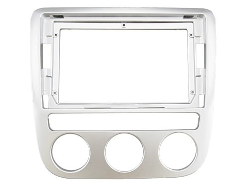 9" Prémium rádiókeret VW Scirocco (Ezüst) – Klimatronik II. verzió 381320-96-4