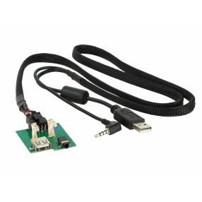   USB, AUX OEM csatlakozó megtartó cserekártya Hyundai különféle járművekhez 44-1140-002