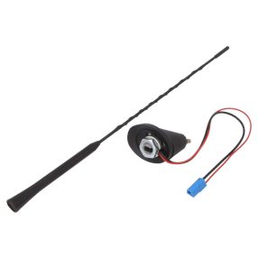   Opel Astra, Corsa, Meriva, Omega, Signum, Vectra, Zafira erősítős tetőantenna AM/FM, kék GM anya csatlakozóval 500021-Opel