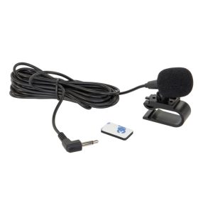   Mikrofon Bluetooth kihangosítóhoz 3,5 mm Jack(m) csatlakozóval többféle autórádióhoz (Kenwood, JVC)