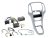 Opel Astra  1-DIN beszerelőkészlet autórádió cseréhez platina ezüst  611230-23-3