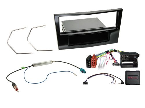 Opel 1-DIN szürke szerelőkészlet autórádió cseréhez 611230-24-3