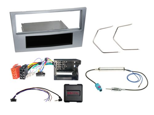 Opel 1-DIN króm szerelőkészlet autórádió cseréhez 611230-24-4