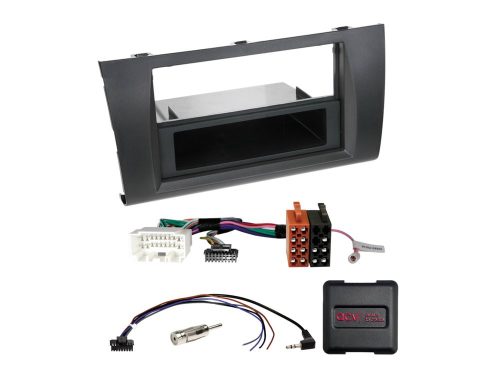 Suzuki Swift (MZ/EZ) 2005-2010 2 DIN autórádió beépítő készlet kormánytávirányító adapterrel 611292-01-1