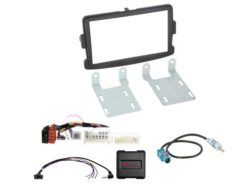 Dacia, Fiat, Nissan, Opel, Renault 2-DIN szerelőkészlet autórádió cseréhez 621250-14-1