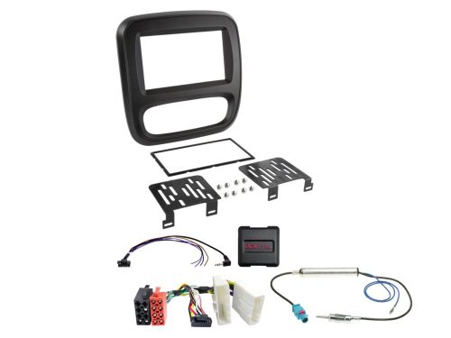 Fiat, Nissan, Opel, Renault  klima nélküli modellekhez 2-DIN szerelőkészlet autórádió cseréhez 621250-16-1