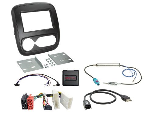 Fiat, Nissan, Opel, Renault  automata klimás modellekhez 2-DIN szerelőkészlet autórádió cseréhez 621250-18-1