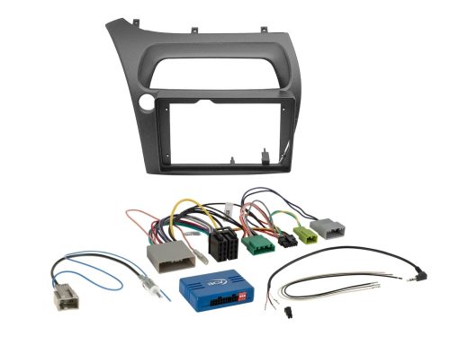 Rádió beépítő készlet 9 colos készülékekhez, Honda Civic 2005-2011, automata klímás modellekhez, kormánytávvezérlővel 691130-90-1