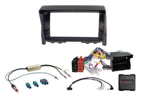 Rádió beépítő készlet 9 colos készülékekhez, Mercedes C-osztály (W204) 2007-2011, kormánytávvezérlővel 691190-93-1