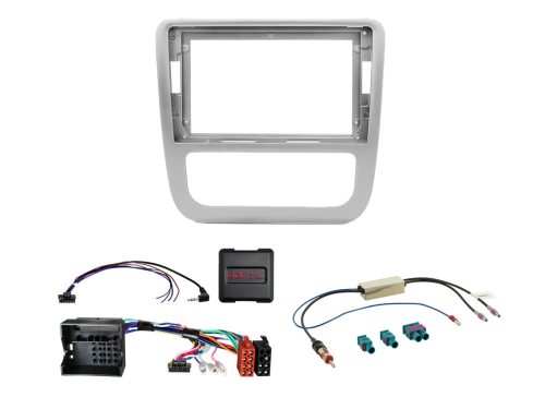 Rádió beépítő készlet 9 colos készülékekhez, VW Scirocco III, Ezüst (Kompaktmodul) 691320-96-1