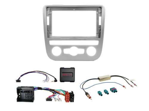 Rádió beépítő készlet 9 colos készülékekhez, VW Scirocco III, Ezüst 691320-96-2