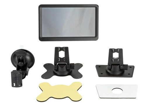 Univerzális tolatókamera monitor 7 coll 2x videóbemenettel 2 darab tapadókorongos állvánnyal 771000-6208