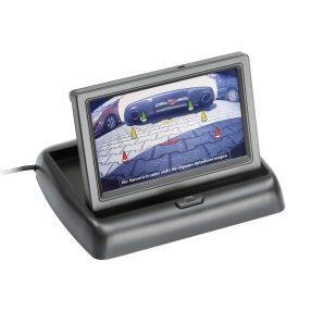   Univerzális összecsukható tolatókamera monitor 4,3" 2x video bemenet 771000-6220