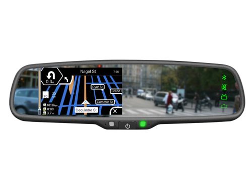 Univerzális tükörmonitor 4,3"-os Win CE navigációra előkészített, Bluetooth kihangosítóval 771000-6516