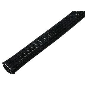 Fonott poliészter kábelvédő 4 mm, Kígyóbőr BP.05-BK