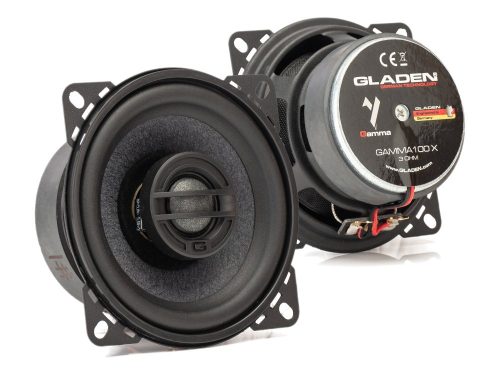 Gladen Audio Gamma 100-X 2 utas koaxiális hangszóró, 100 mm
