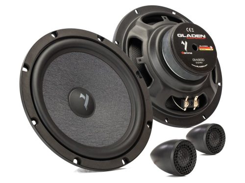 Gladen Audio Gamma 200.2 AC 2 utas aktív komponens hangszóró szett, 200 mm