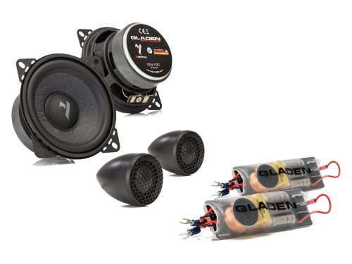 Gladen Audio Gamma 100.2 2 utas komponens hangszóró szett, 100 mm