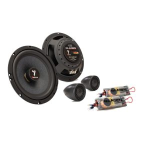   Gladen Audio Gamma 165.2 Slim 2 utas lapos komponens hangszóró szett, 165 mm