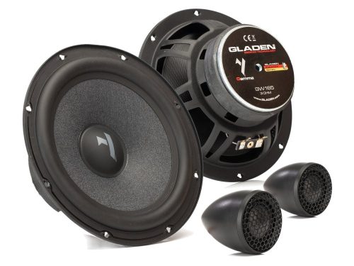 Gladen Audio Gamma 165.2 AC 2 utas aktív komponens hangszóró szett, 165 mm