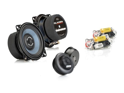 Gladen Audio M 100 2 utas komponens hangszóró szett, 100 mm