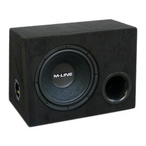   Gladen Audio M-LINE 12 BR autóhifi subwoofer reflex ládában 